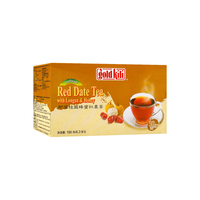 Red Date Tea with Longan & Honey - 10 Sachets, 6.3oz