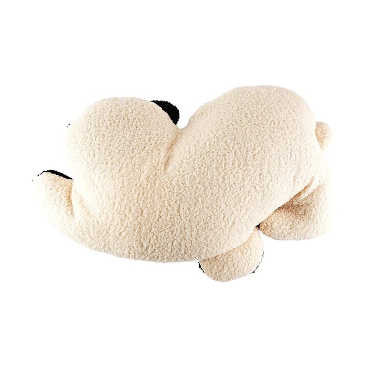 パンダポンポン付き 2-in-1 フランネル製 保温ブランケット＆枕 7