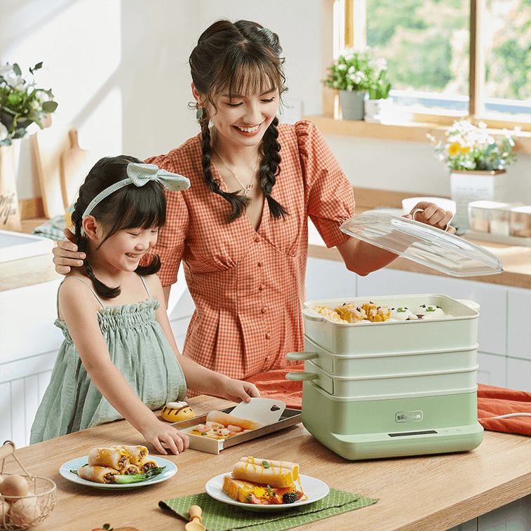 Machine à vapeur pour rouleaux de riz électrique Bear Cheong Fun, 270.51 fl oz CFJ-A80B2 9