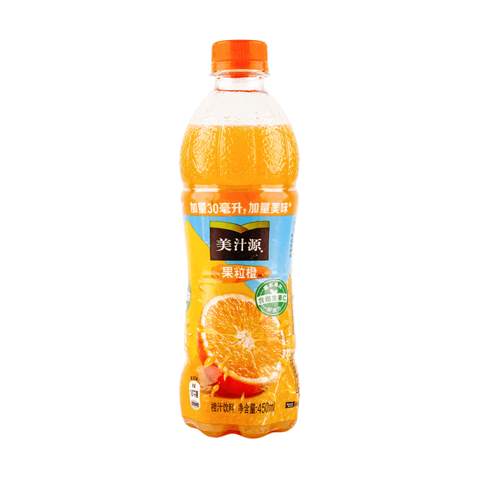 美汁源 果粒橙 柳橙汁 450ml 滿的VC