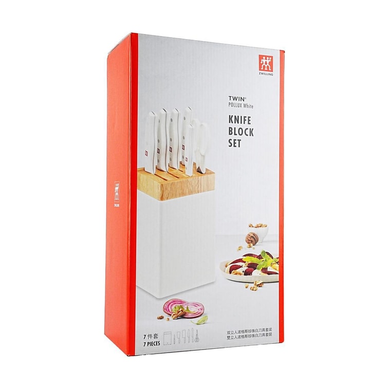 [Yami Exclusive] NOW S 7PCS Knife Block Set, White 7