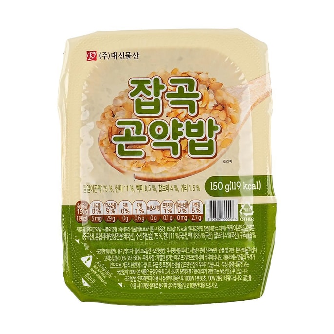 韓國DAESHIN 蒟蒻雜糧即食米 150g【低卡輕食代餐】