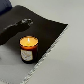 RE CLASSIFIED Scented Candle, Moonlit Osmanthus Scent, Fresh Light Fragrance Indoor Aromatherapy Candle, 35g