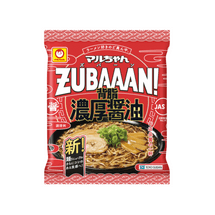 【日本直邮】 日本 MARUCHAN ZUBAAAN!背脂浓厚 方便面 速食面 浓厚酱油拉面 1包装