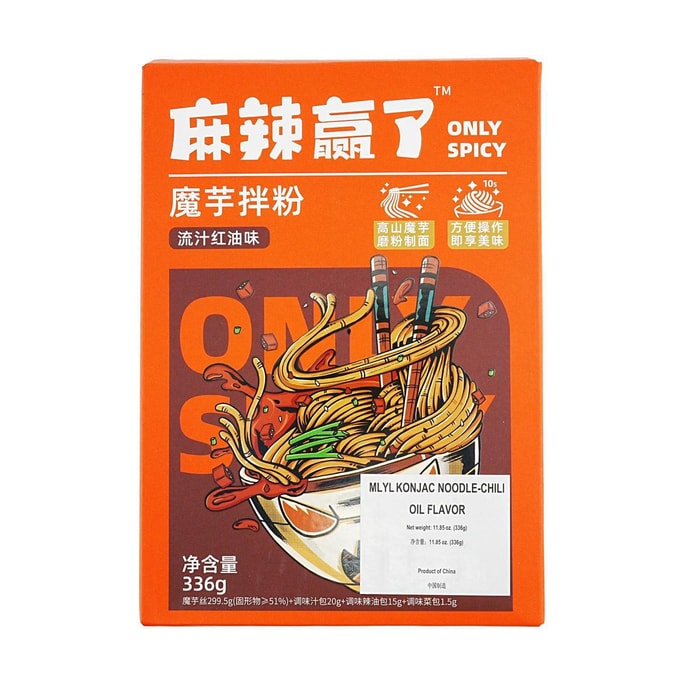 Konjac Noodle-Chili Oil Flavor 11.85 oz