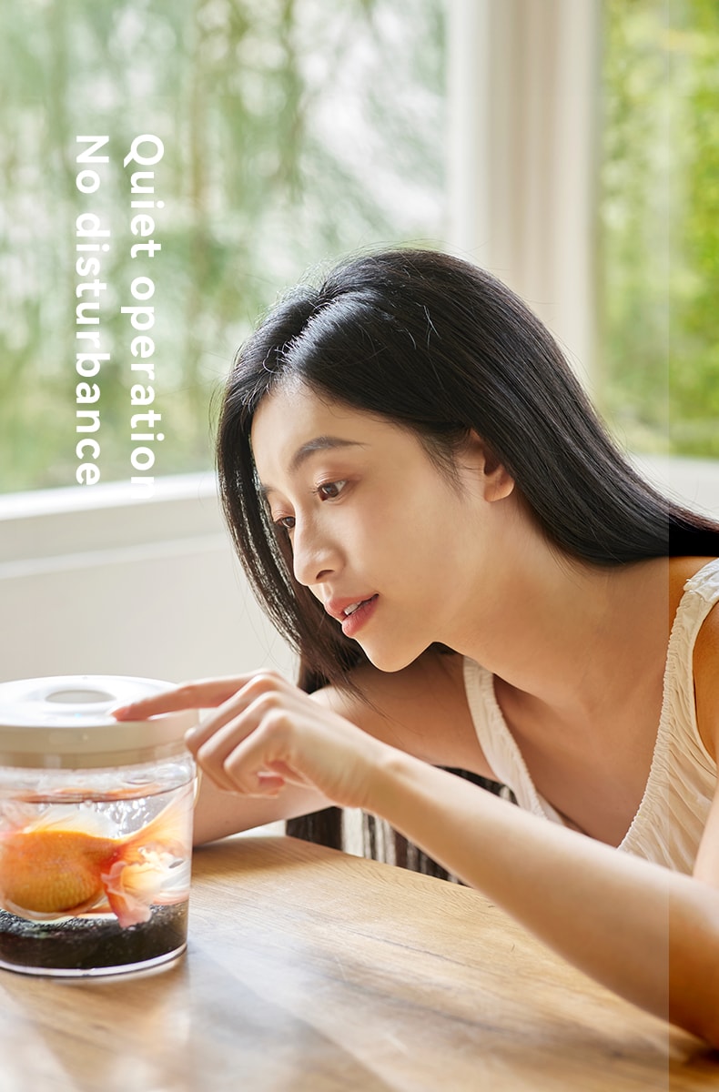 OLAYKS 魚缸新款小型桌上型工作便攜式戶外打氧無線注氧金魚缸