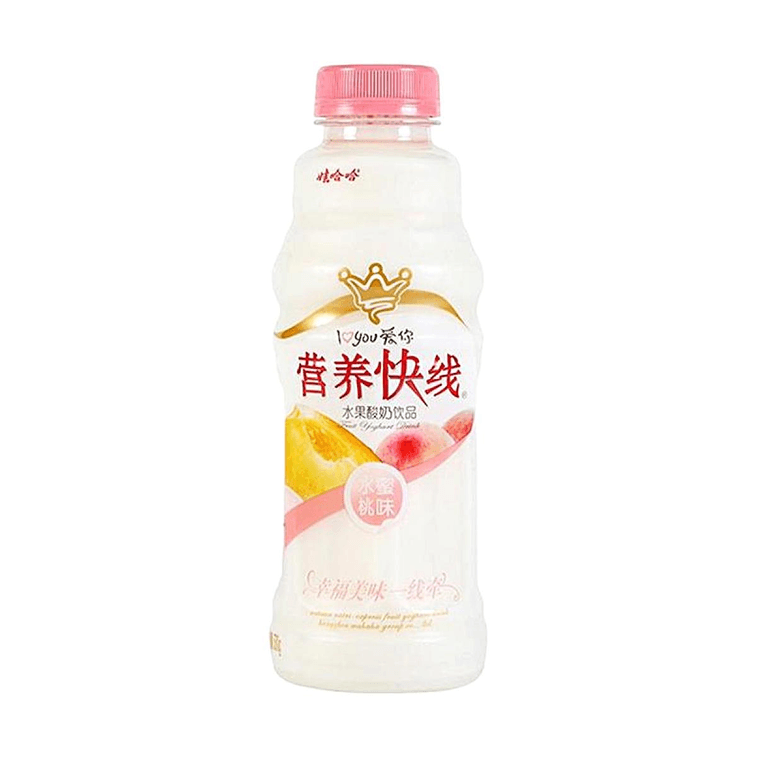 복숭아맛 과일향 요거트 음료 16.91 fl oz【수입 우유】【달콤한 복숭아 향】 6