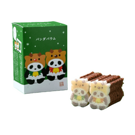 Reindeer 3D Panda Cocoa Baumkuchen (1 piece)
