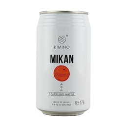 Sparkling Mikan Orange Water 11.83 fl oz【0 Fat Low Calories】【Packing May Vary】