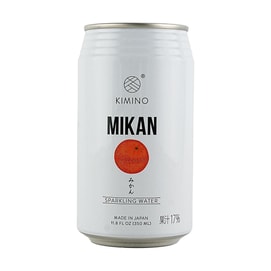 Sparkling Mikan Orange Water 11.83 fl oz【0 Fat Low Calories】【Packing May Vary】