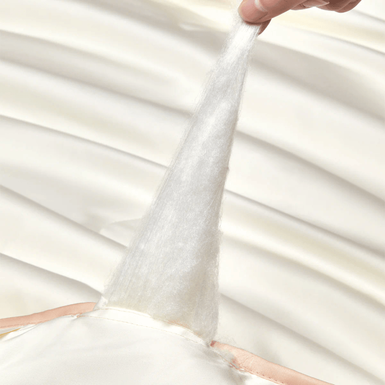 【中國直郵】羅萊家紡 竹露清荷 可水洗蠶絲四季被 220*250cm King size 7