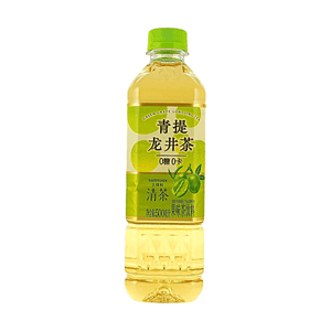 大陸版SUNTORY三得利 青提龍井茶 無糖果茶 500ml【0糖0卡0脂】