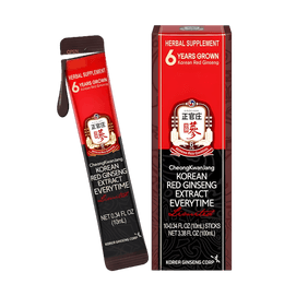 韩国JUNGKWANJANG正官庄 红参精华液高级版 6年韩国红参浓缩液 10ml*10包 每日一包 天然补充能量