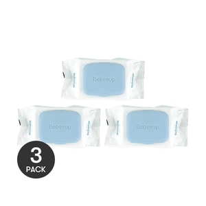 BEBESUP Sensitive Baby Wet Wipes, Hypoallergenic, 20 Sheets *3【3 Packs】【99% Purified Water Organic Formula】