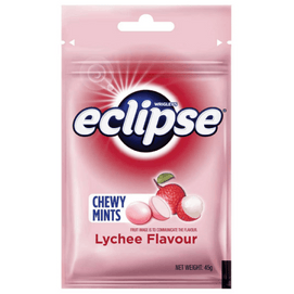 韩国 Eclipse 脆皮軟心軟糖 薄荷荔枝味 45g*2袋
