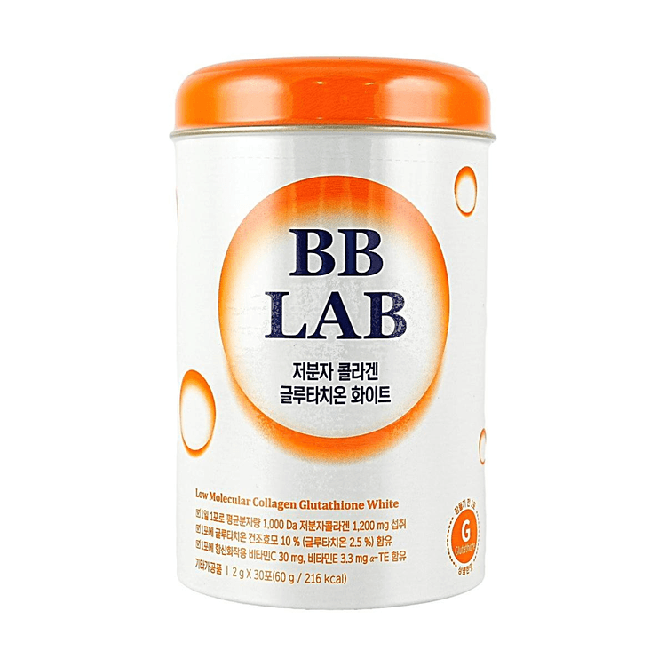 bb lab glutathione max Low Molecular Collagen White Dual Brightening 0.07oz*30 Stick Health Topics Size:60 Count GHK-Cu Acetate | CAS