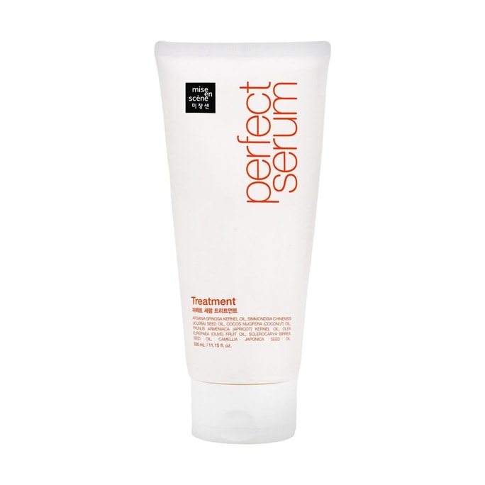 韩国MISE EN SCENE 爱茉莉美妆仙 7合1护理发膜修复护发素 免蒸倒膜 深层滋养 改善毛躁 330ml