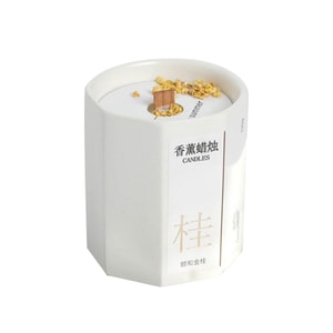 【中国直邮】 水月秦淮 香薰蜡烛  玫瑰味 300g 卧室家用持久熏香室内小众高级低温礼物送女生礼品(买5罐随机送1罐)