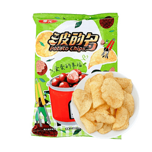 台湾华元 波的多 薯片 洋芋片 茶叶蛋风味 59.5g【便利店经典味】