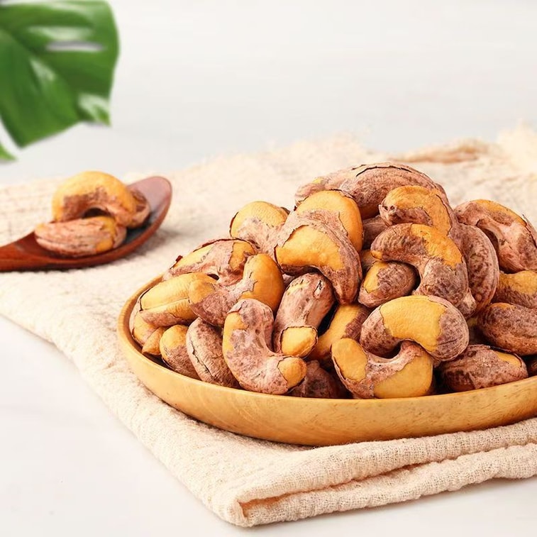 쓰리 스쿼럴스 대용량 보라색 캐슈넛 (껍질 포함), 오리지널 맛, 건강 간식, 400g*1봉지 5