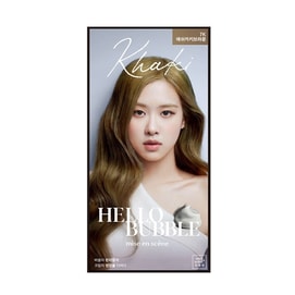 韓国 MISE EN SCENE アモーレバブルヘアダイ 植物性ピュアバブルヘアダイ #7K ビターフラックスカラー
