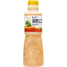 日本KEWPIE丘比 日式拌菜无油沙拉汁 深煎芝麻味 600ml
