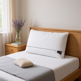 Deep Sleep Memory Foam Pillow - Slow Rebound Generation 2, Zero-Pressure Intelligent Pressure Relief  White, 70×42×8cm