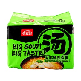 Japanese-Style Pork Bone Flavor Instant Noodles - 5 Packs, 24.33oz