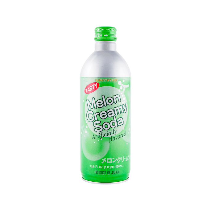 Melon Creamy Soda, 16.6fl oz
