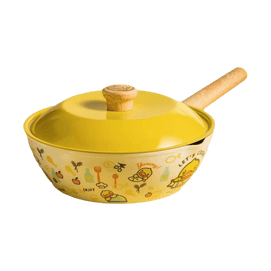 炊大皇小黄鸭炒锅 家用炒菜锅 燃气电磁炉通用 32CM