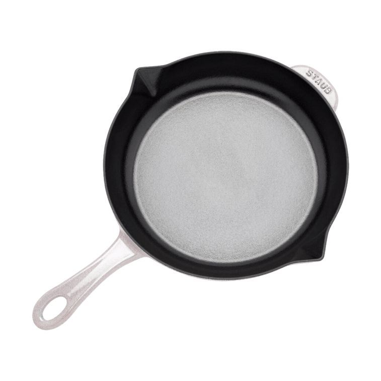 Cast Iron Frying Pan, 10", Lilac Made in France 4