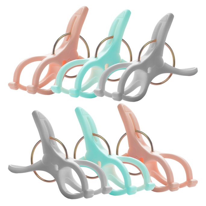Bedding Clips 6pcs/Pack (Random Colors) Home Use Windproof  Large Hanging Clips for Drying Bedding FBYQC