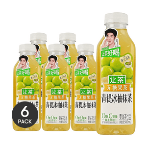 Green Grape & Iced Pomelo Matcha Drink 16.91 fl oz *6【6 Packs】【0 Sugar 0 Calories 0 Fat】