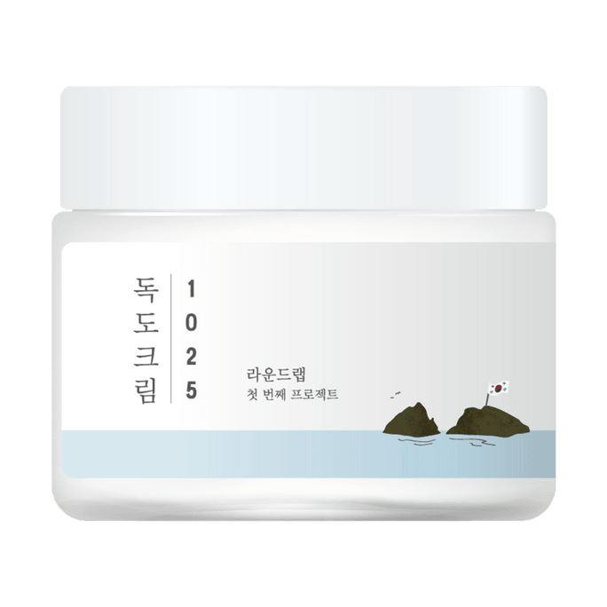 1025 Dokdo Cream, 80ml【Hydratant à l'Eau de Mer Profonde pour Peaux Sensibles】