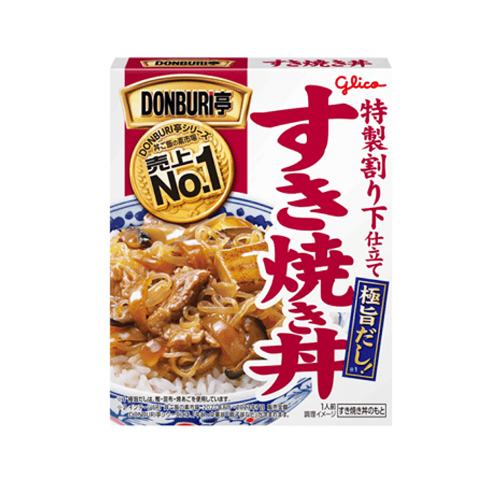 Glico Donburitei Instant Sukiyaki-don 170 g