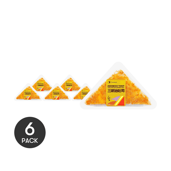 Sandwich With Taro Filing And Meat Floss 2.47 oz*6【6 Packs】