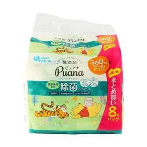 ELIERE PUANA Sterilized non-alcoholic wipes without additives 360 pieces
