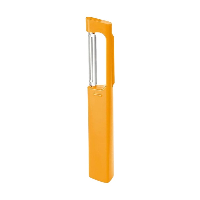 Standing Peeler, Yellow, Self-Standing Storage, Sharp Blade Effortless Peeling