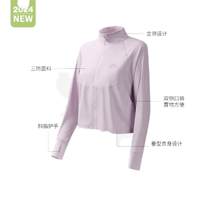 Women's Summer Sun Protection Jacket Breathable, Cooling, UV-Resistant, Ice Silk, Water-Resistant, Lightweight, Quick-Drying Outerwear in Taro Purple, One Size