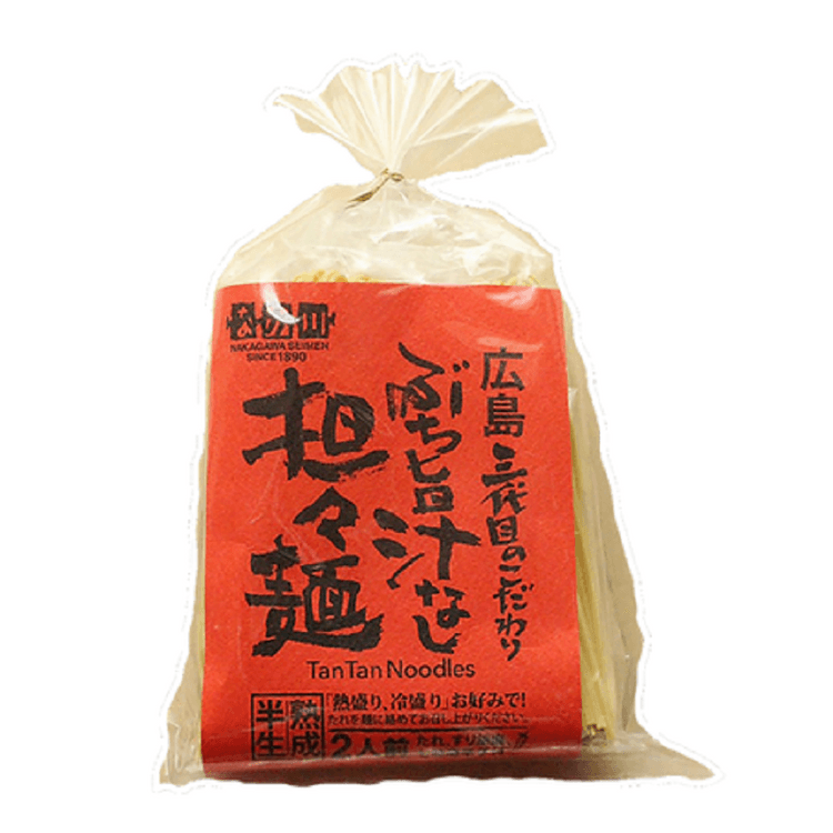 日本直送品】NAKAGAWA 辛口担々麺 極太麺2本入【タレ・七味 日本直送品】NAKAGAWA 辛口担々麺 極太麺2本入【タレ・七味