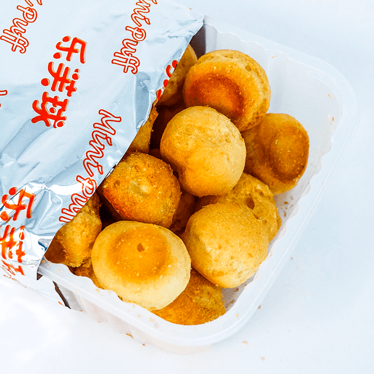 Mini Puff saveur lait, 2.11 oz【Croquant extérieur garniture crémeuse】 3
