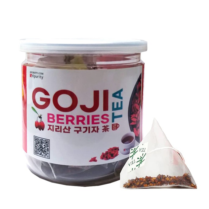 KPurity Goji Berry Tea 100% All Natural Premium 20 Tea Bags 22g Box
