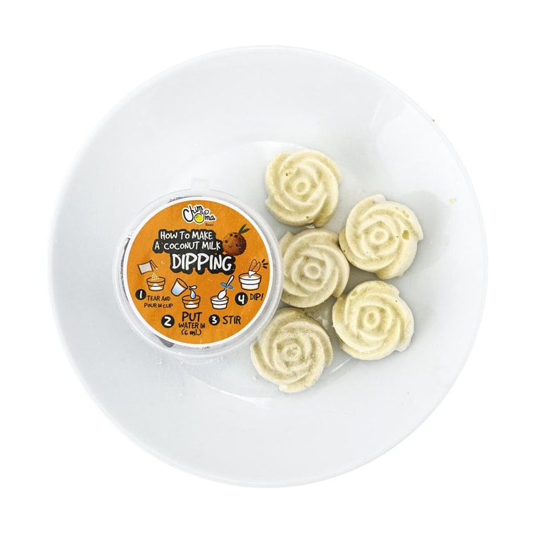 Frozen Durian Sticky Rice in One Bite with Coconut Milk Dip,1.76 oz 6