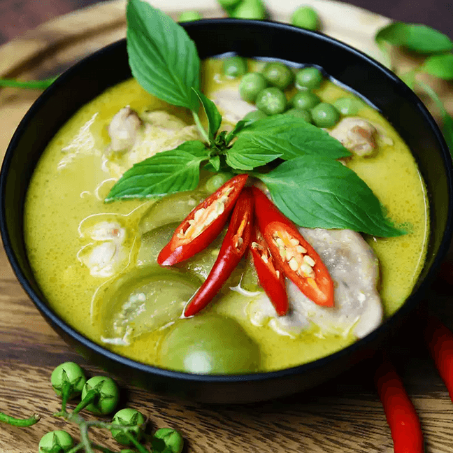 Green Curry Paste , 14 oz 【For Curry Chicken and Curry Vegetables】【No MSG , NO Preservative】