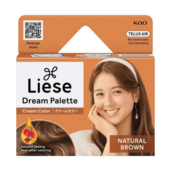 Liese Dream Palette Cream Color Natural Brown 1pcs