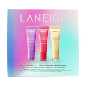 립 글로우 밤 세트, 0.35oz.*3 #베리+바닐라+블루베리 - 부드럽고 휴대하기 편한 광채【베스트】