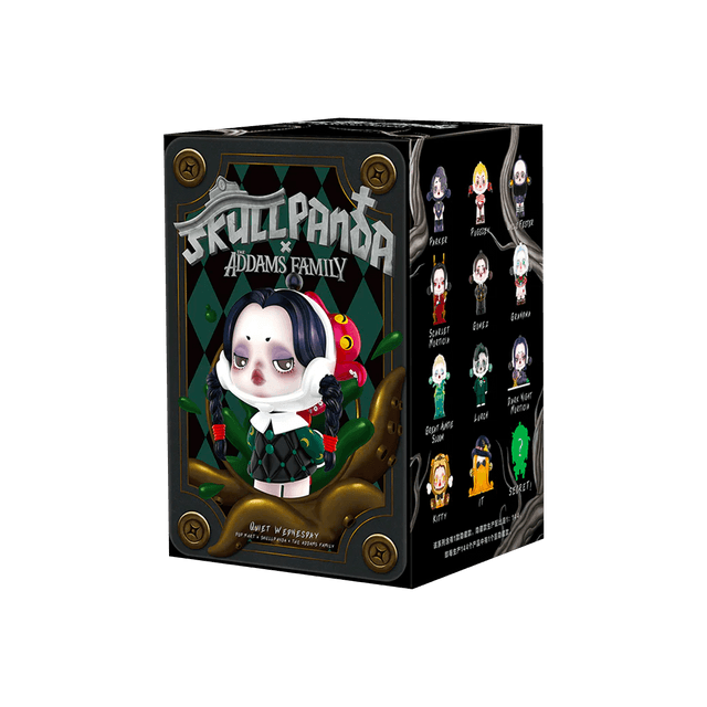 POP MART Skullpanda X The Addams Family Series Blind Box Single