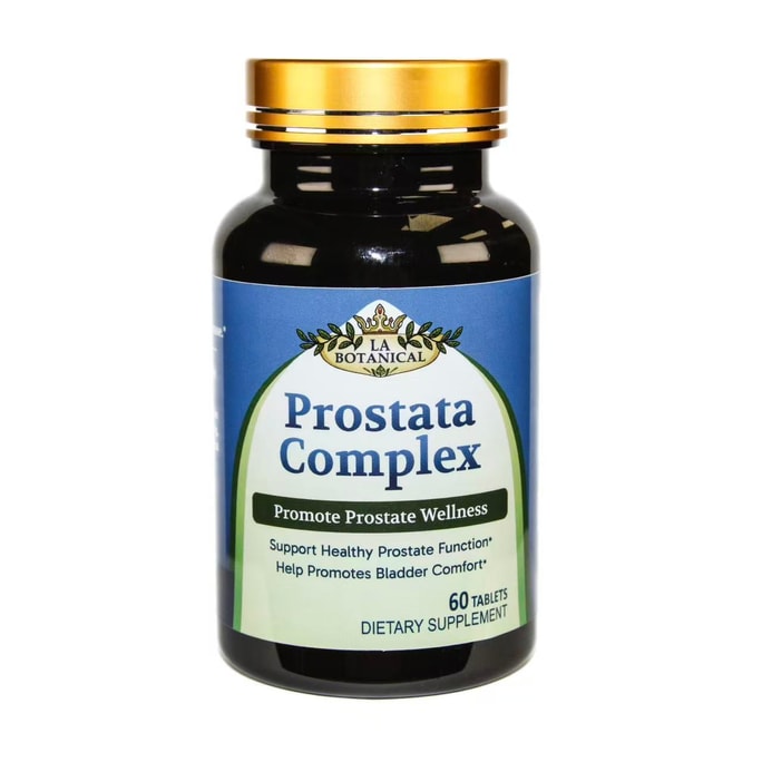 美国 LA Botanical 前腺舒 前列腺+泌尿健康 60片裝
