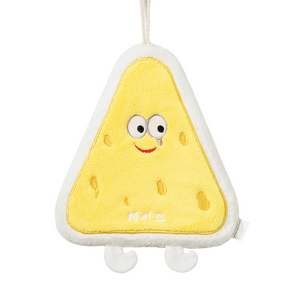Cute Cartoon Bathroom Kitchen Hand Towel #Cheesecake