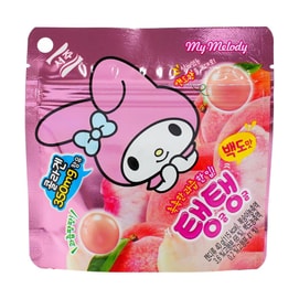 Sanrio My Melody Tang Tang Jelly Gummy Candy Peach Flavor, 1.41 oz